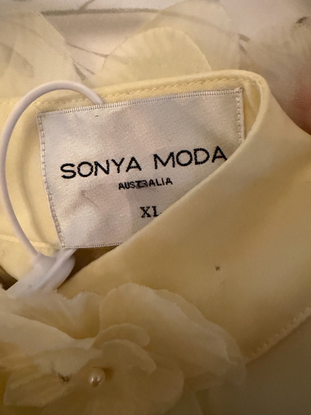 Sonya Moda Cream Prom Dress